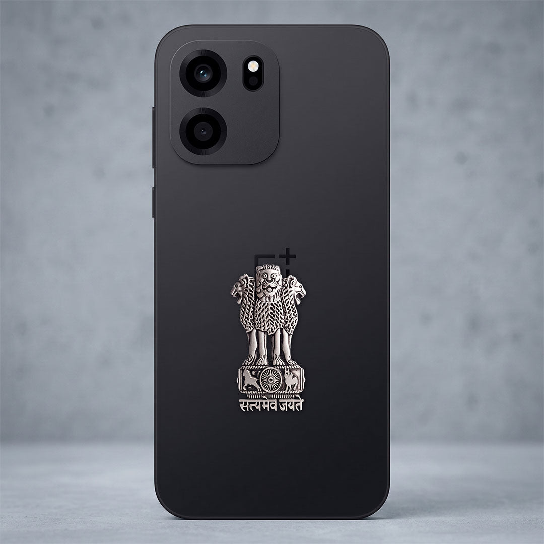 OnePlus Nord CE6 5G Compatible Satyamev Jayate 3D Metal Emblem Sticker