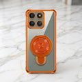 Motorola Edge 60 Pro 5G Invincible Bracket Ring Stand Airbag Cosmic Orange Case
