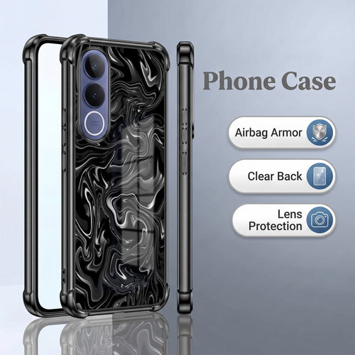 Vivo V70 FE 5G Dark Swirl Airbags Printed Back Case
