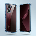 Vivo V29E 5G Anti-Yellow Electroplating Transparent Airbags Case