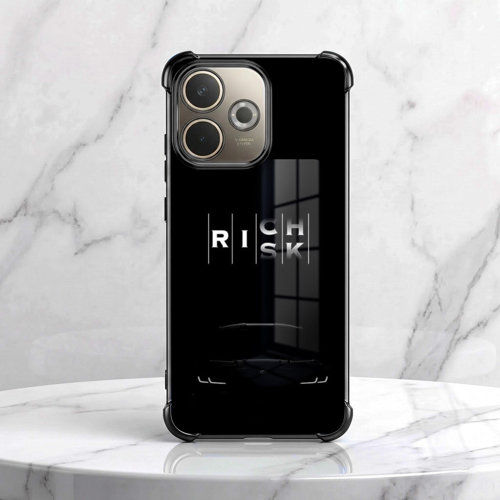 Oppo A5 Pro 5G Midnight Risk Black Airbags Printed Back Case