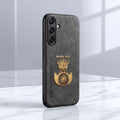 Samsung Galaxy A55 5G Satyamev Jayate Comfortable Leather Phone Case