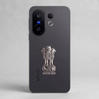 Vivo X200 FE 5G Compatible Satyamev Jayate 3D Metal Emblem Sticker