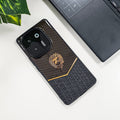 Vivo T3 Pro 5G Luxury Lion Pattern Leather And Liquid Silicone Case