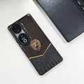 Vivo V40 Pro 5G Luxury Lion Pattern Leather And Liquid Silicone Case