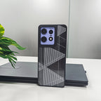 Motorola Edge 50 Pro 5G Triangle Pattern Matte Back Shockproof Case