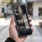 Vivo T5 Pro 5G Running Horses Black Airbags Printed Back Case