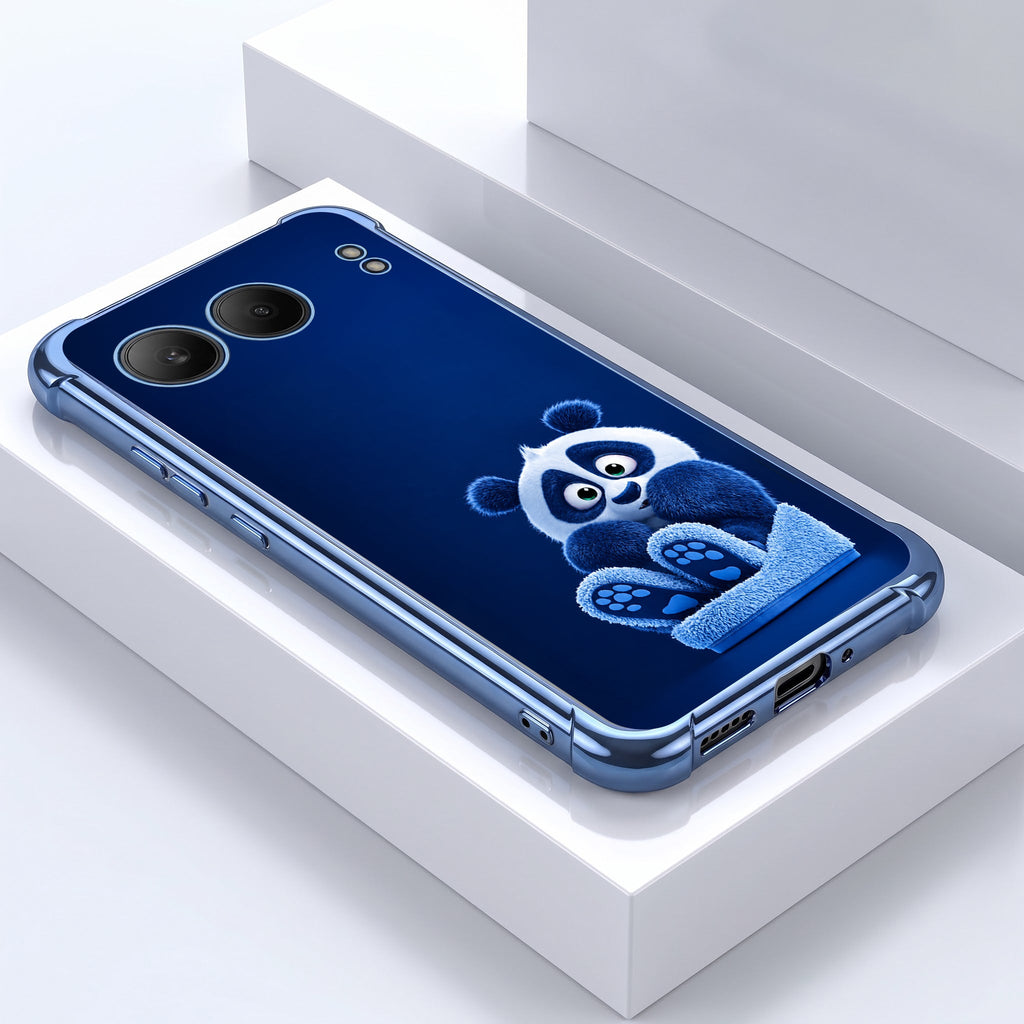 One Plus Nord 4 5G Cute Panda Blue Airbags Printed Back Case