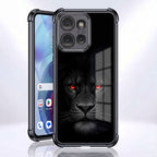 Motorola Edge 50 Neo 5G Premium Black Lion Black Airbags Printed Back Case