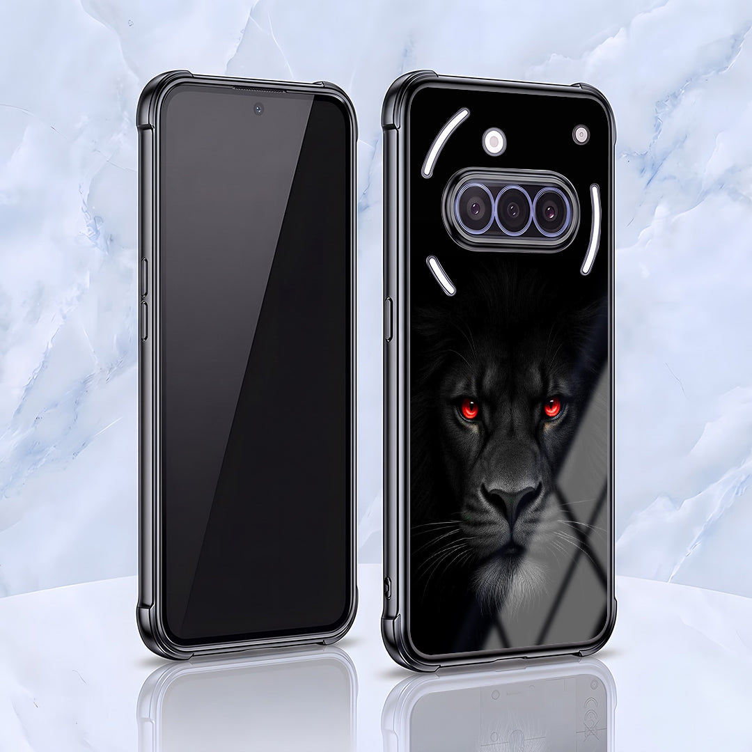 Nothing Phone 3a 5G Premium Black Lion Black Airbags Printed Back Case
