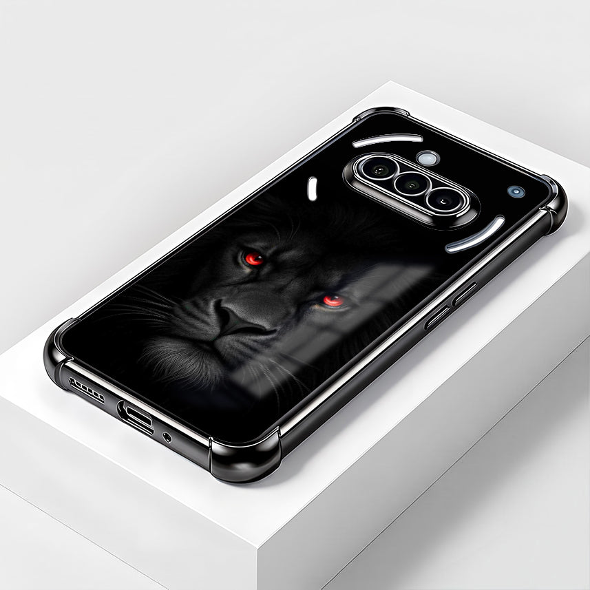 Nothing Phone 3a 5G Premium Black Lion Black Airbags Printed Back Case