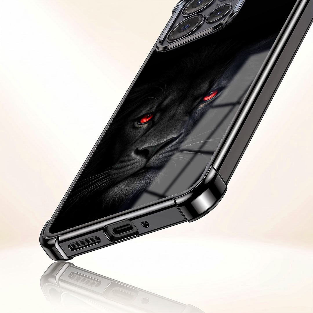 Motorola Edge 50 Neo 5G Premium Black Lion Black Airbags Printed Back Case
