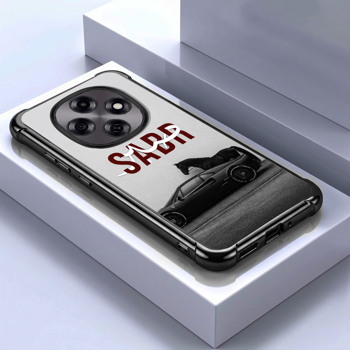 Oppo F31 Pro 5G SABR Black Airbags Printed Back Case