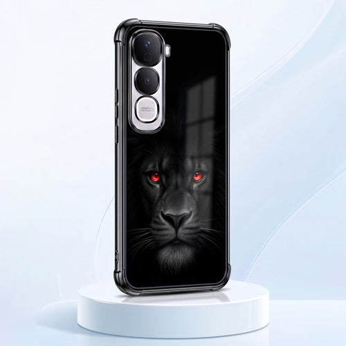 Vivo Y400 Pro 5G Premium Black Lion Black Airbags Printed Back Case