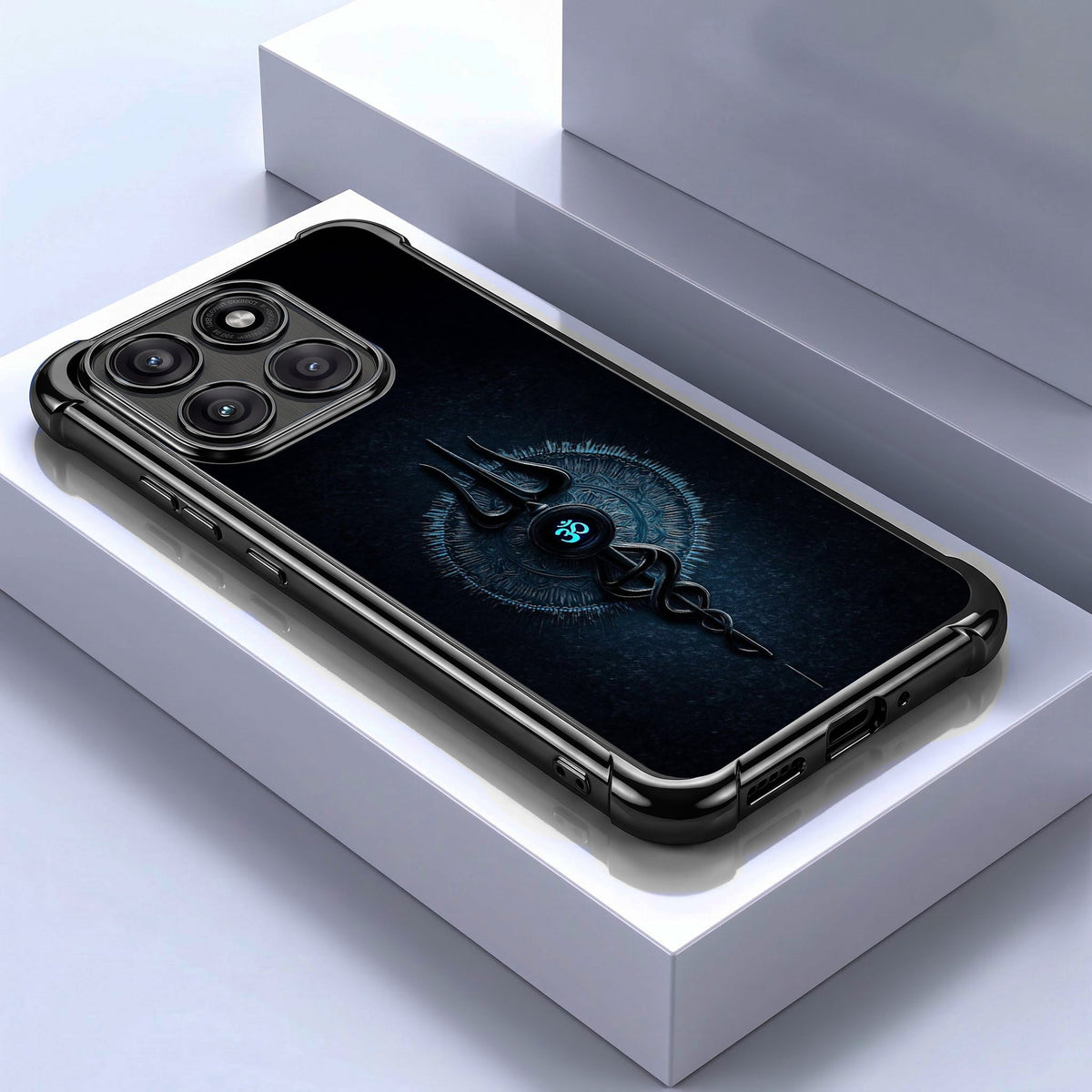 Motorola Edge 70 5G Shiva Aura Black Airbags Printed Back Case