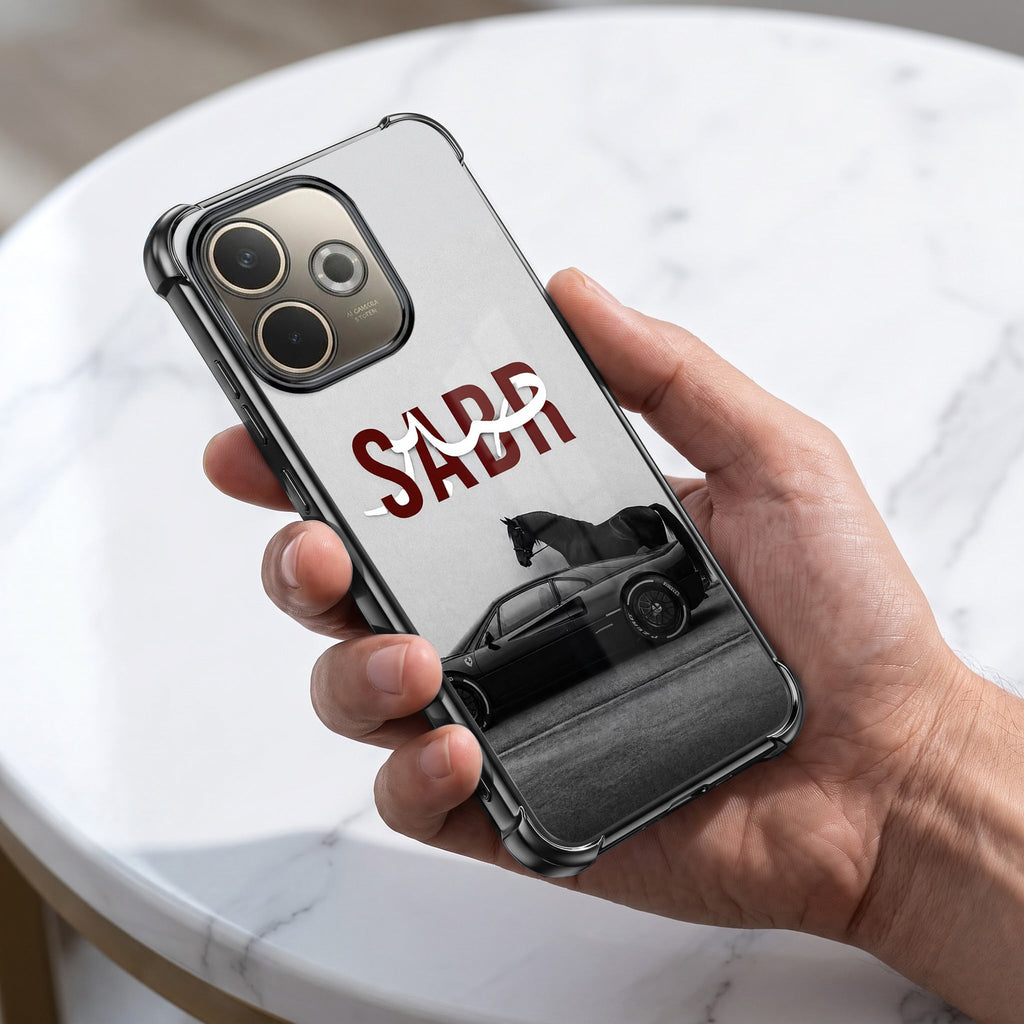 Oppo A5 Pro 5G SABR Black Airbags Printed Back Case