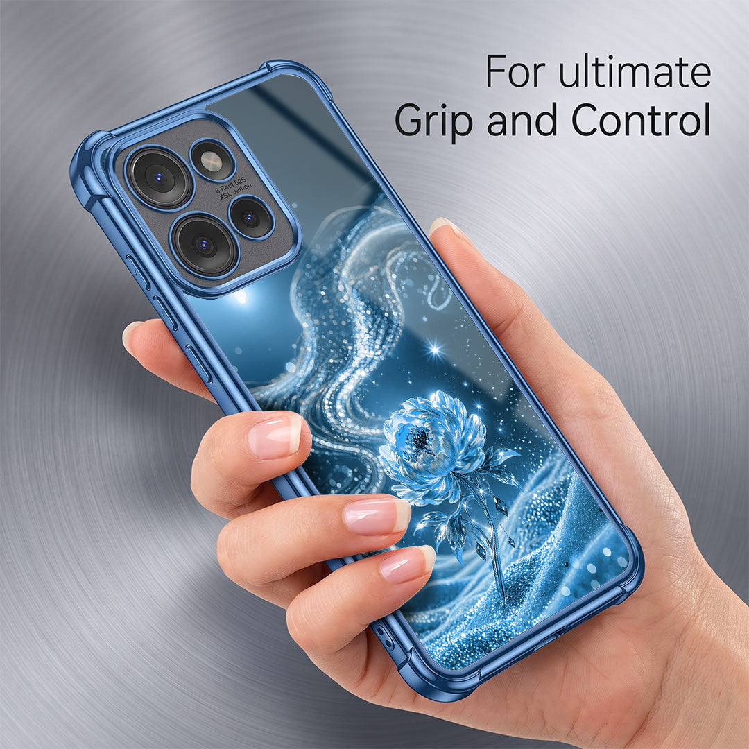 Motorola Edge 50 5G Blue Rose Airbags Printed Back Case
