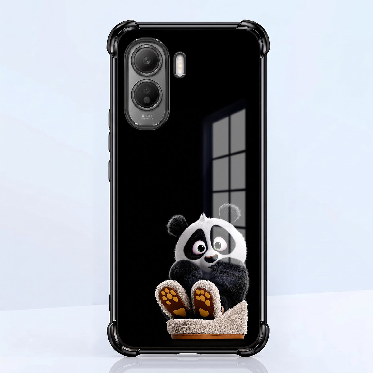 Vivo T5 Pro 5G Cute Panda Black Airbags Printed Back Case