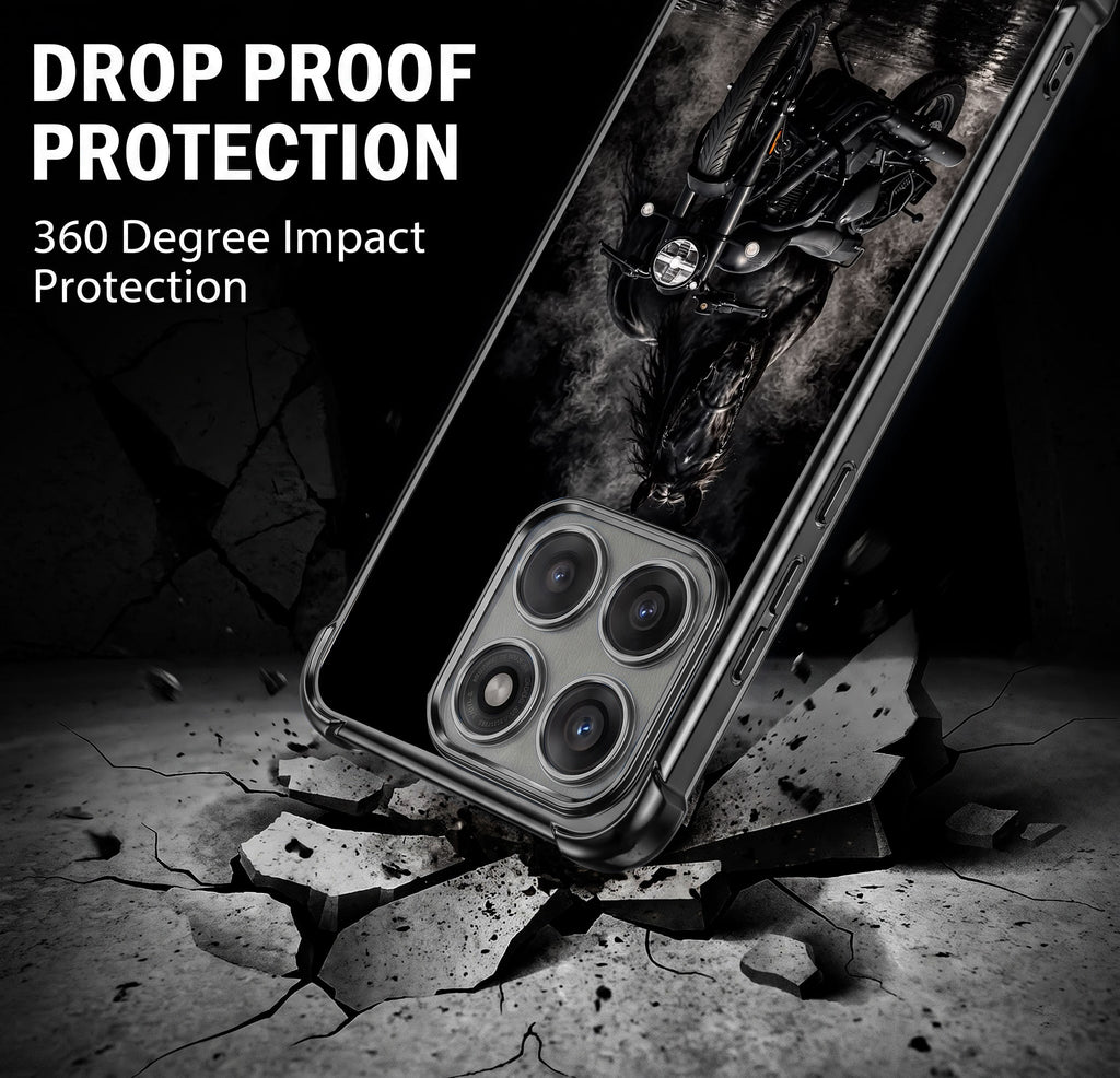 Motorola Edge 60 Pro 5G Bike Rider Airbags Printed Back Case