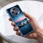 Oppo F31 Pro 5G Porsche Blue Airbags Printed Back Case