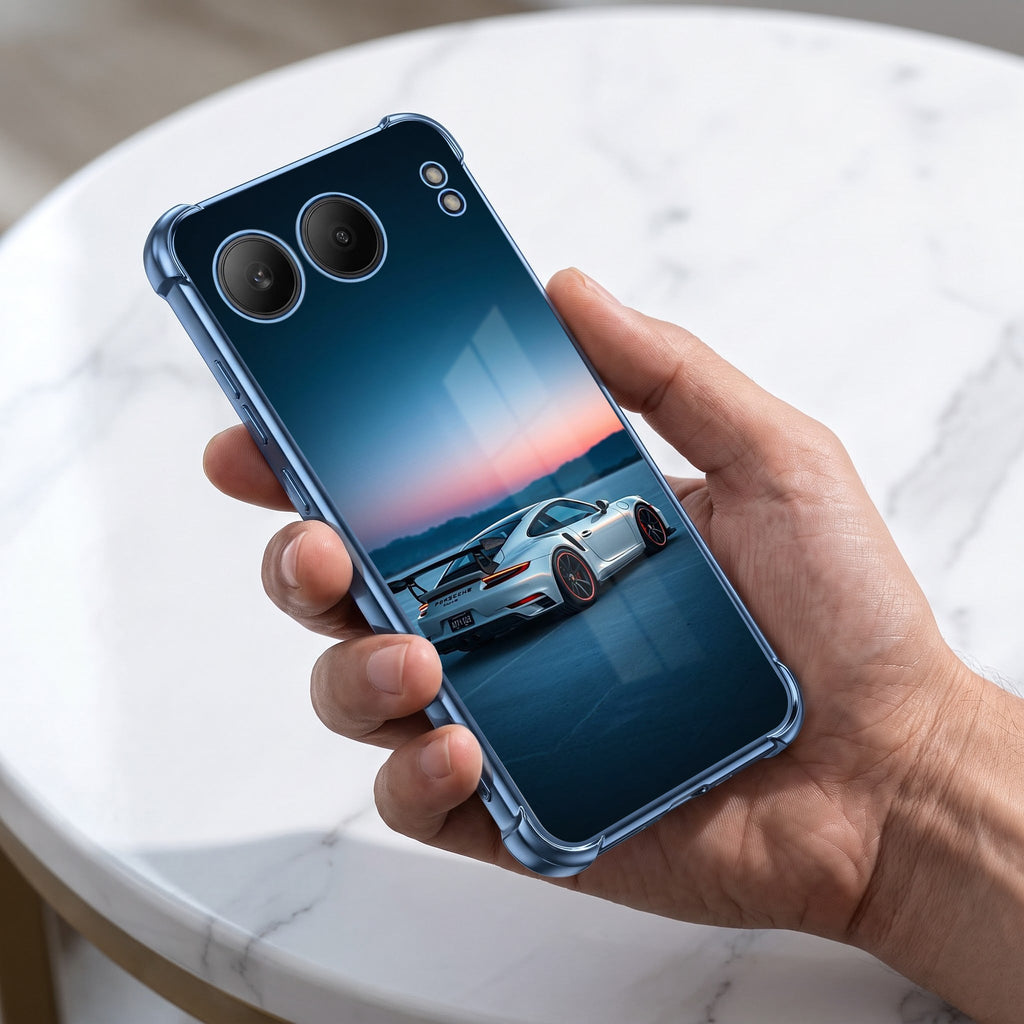 One Plus Nord 4 5G Porsche Blue Airbags Printed Back Case