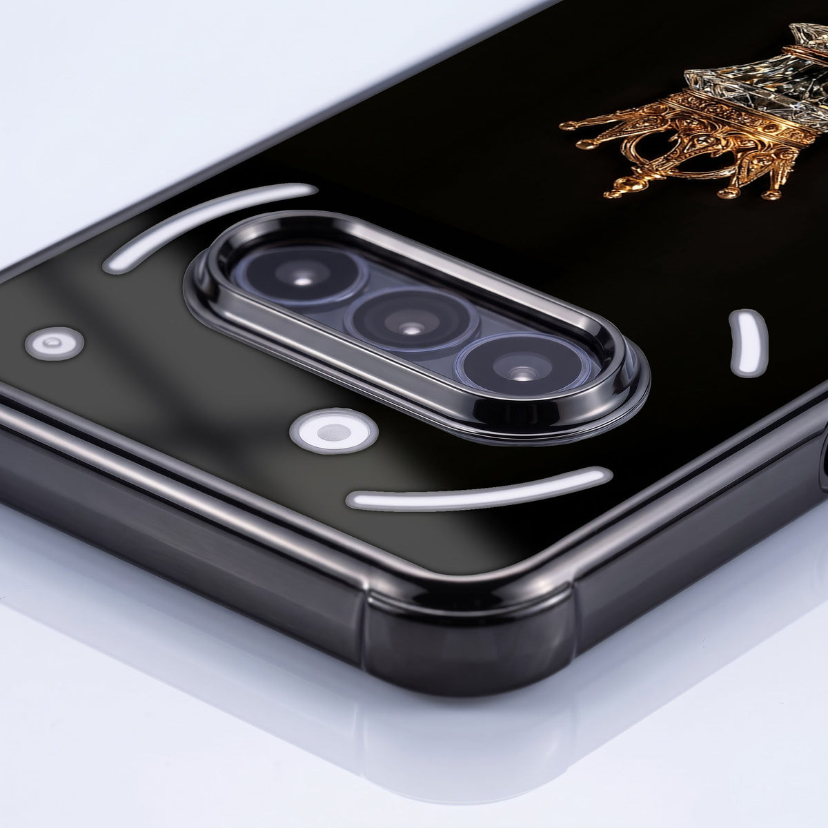 Nothing Phone 3a 5G Chess King Black Airbags Printed Back Case