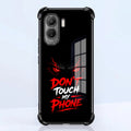 Vivo T5 Pro 5G Don't Touch My Phone Black Airbags Printed Back Case