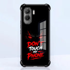 Vivo T5 Pro 5G Don't Touch My Phone Black Airbags Printed Back Case