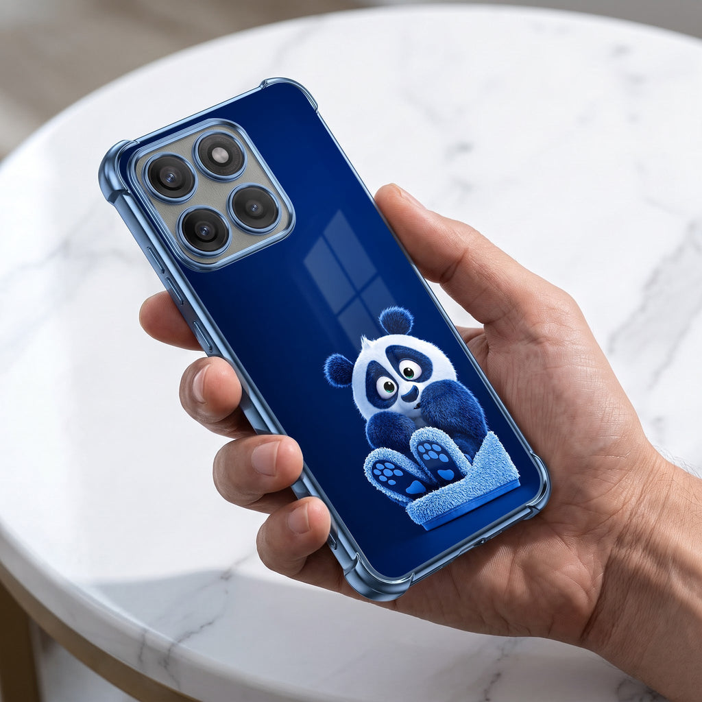 Motorola Edge 60 Pro 5G Cute Panda Airbags Printed Back Case