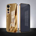 Vivo Y400 Pro 5G Luxury Infinity Energy Gold Electroplated Glass Phone Case