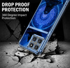 Motorola Edge 60 Pro 5G Adiyogi Dual-Tone Transparent Blue Airbags Case