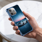 Oppo A5 Pro 5G Porsche Blue Airbags Printed Back Case