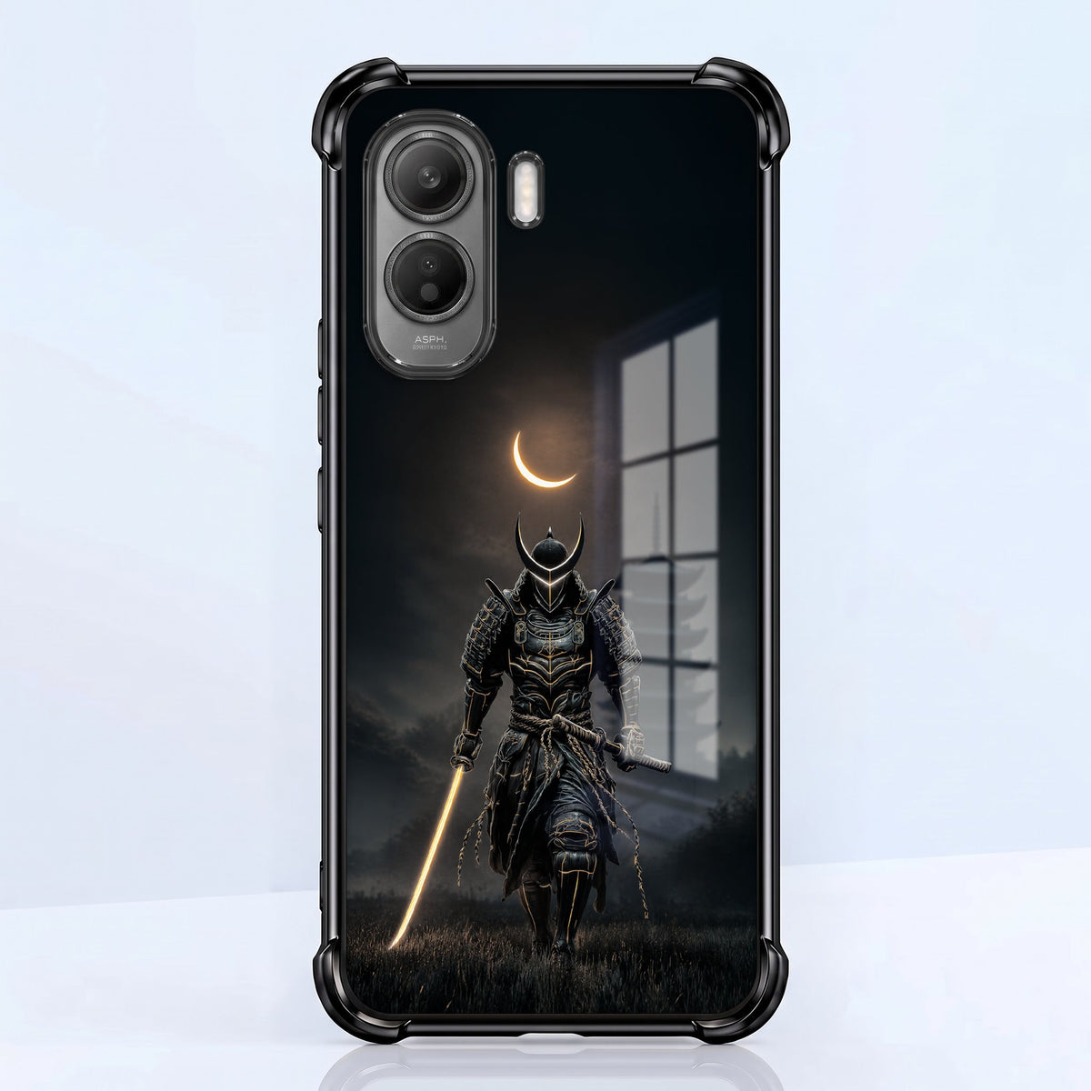 Vivo T5 Pro 5G Samurai Warrior Black Airbags Printed Back Case