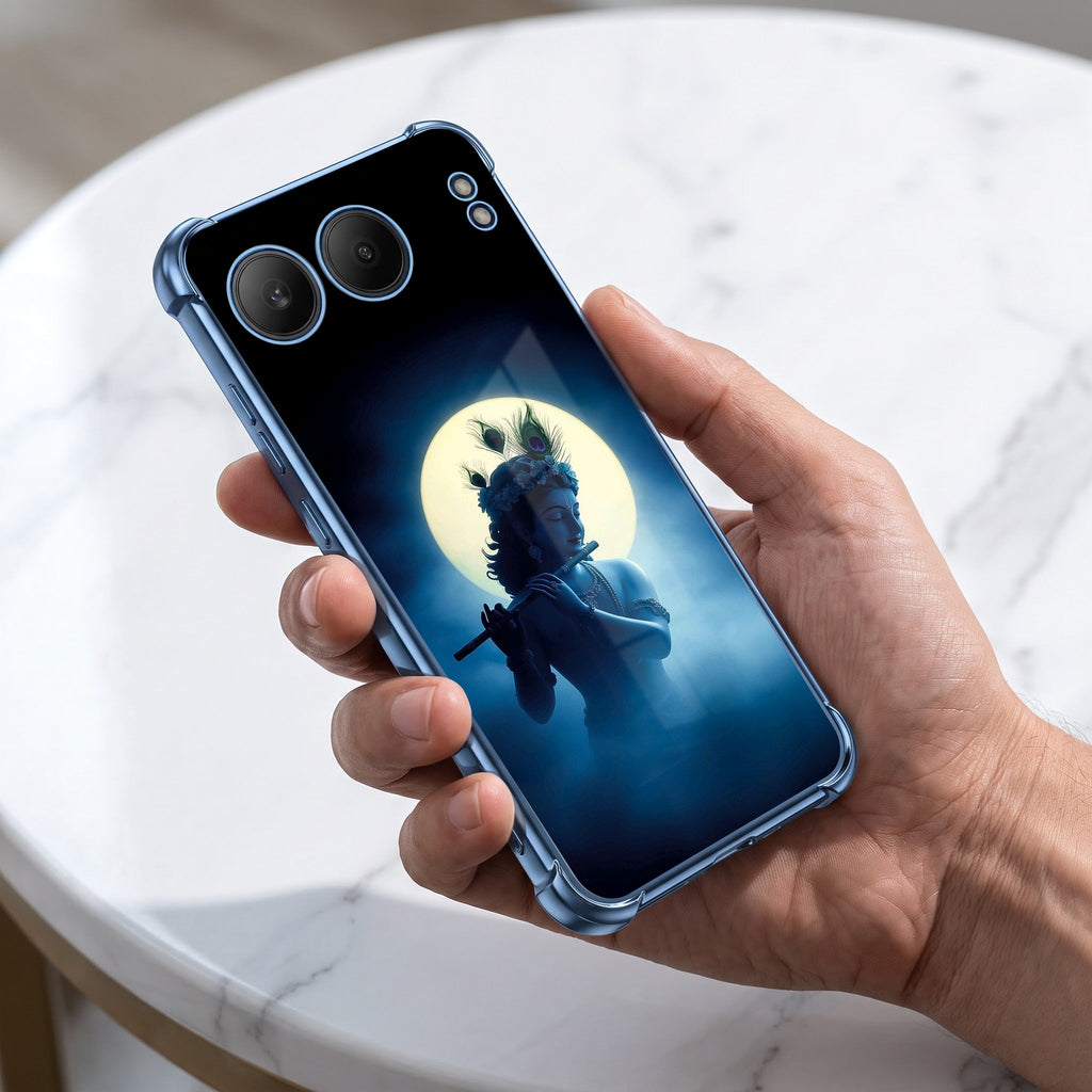 One Plus Nord 4 5G Midnight Krishna Blue Airbags Printed Back Case