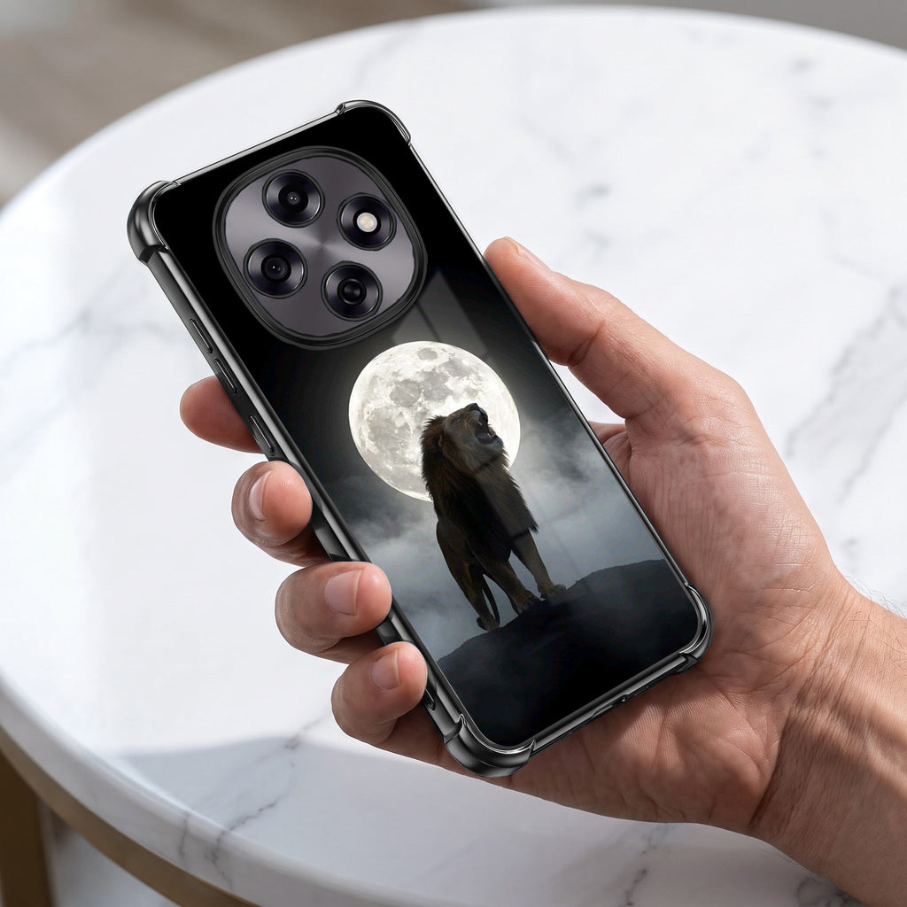 Oppo F31 Pro 5G Lunar Wolf Black Airbags Printed Back Case