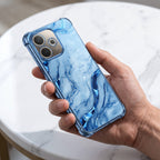Oppo A5 Pro 5G Marvel Texture  Blue Airbags Printed Back Case