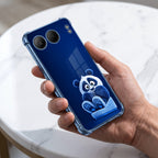 One Plus Nord 4 5G Cute Panda Blue Airbags Printed Back Case