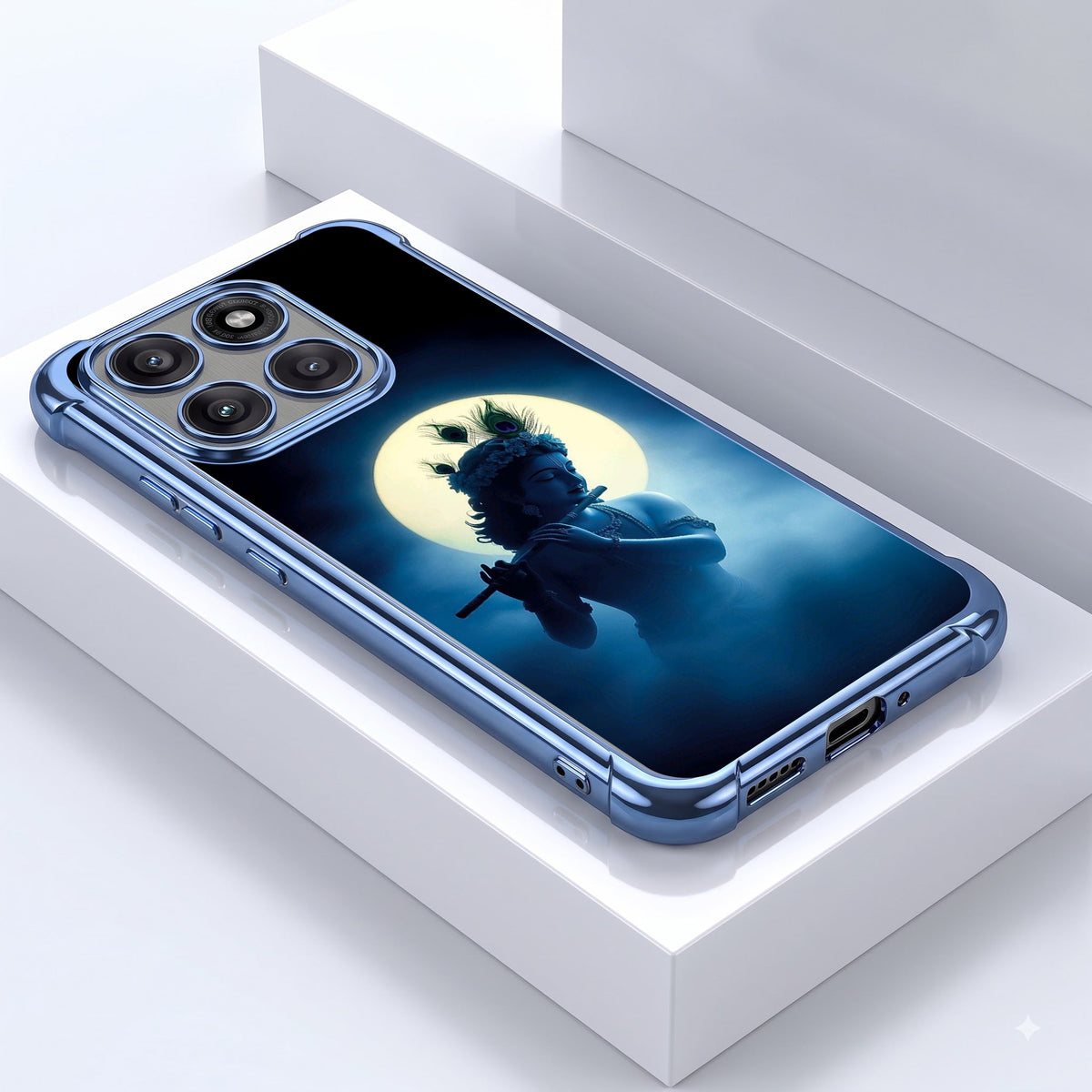 Motorola Edge 60 Pro 5G Midnight Krishna Airbags Printed Back Case