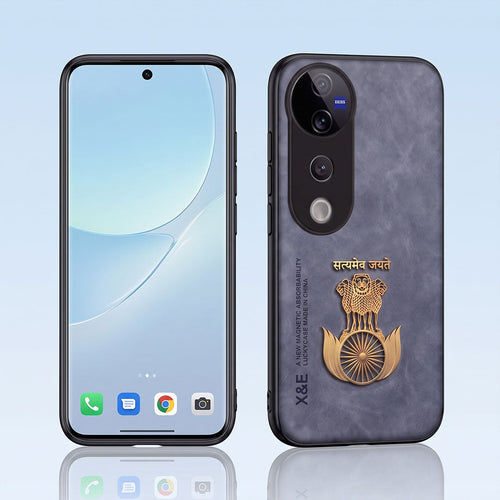 Vivo T3 Ultra 5G Satyamev Jayate Comfortable Leather Phone Case