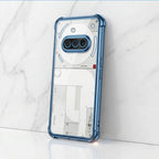 Nothing Phone 3a 5G Anti-Yellow Electroplating Transparent Airbags Case