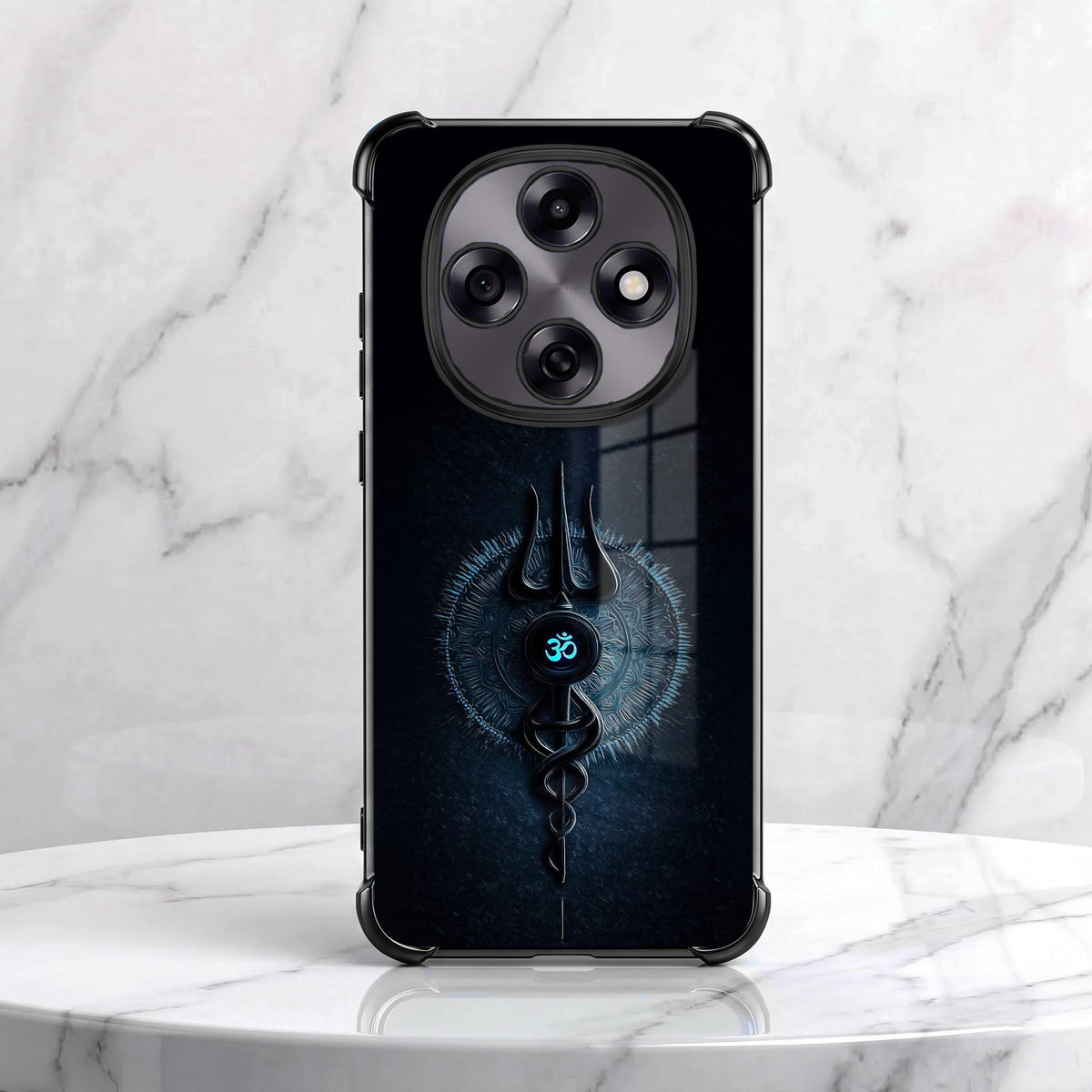 Oppo F31 Pro 5G Shiva Aura Black Airbags Printed Back Case
