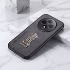 Oppo F27 Pro+ 5G Metal Emblem Satyamev Jayate Comfortable Sheepskin Phone Case
