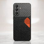 Samsung Galaxy A37 5G Carbon Fiber Heat Dissipation Leather Hybrid Phone Case