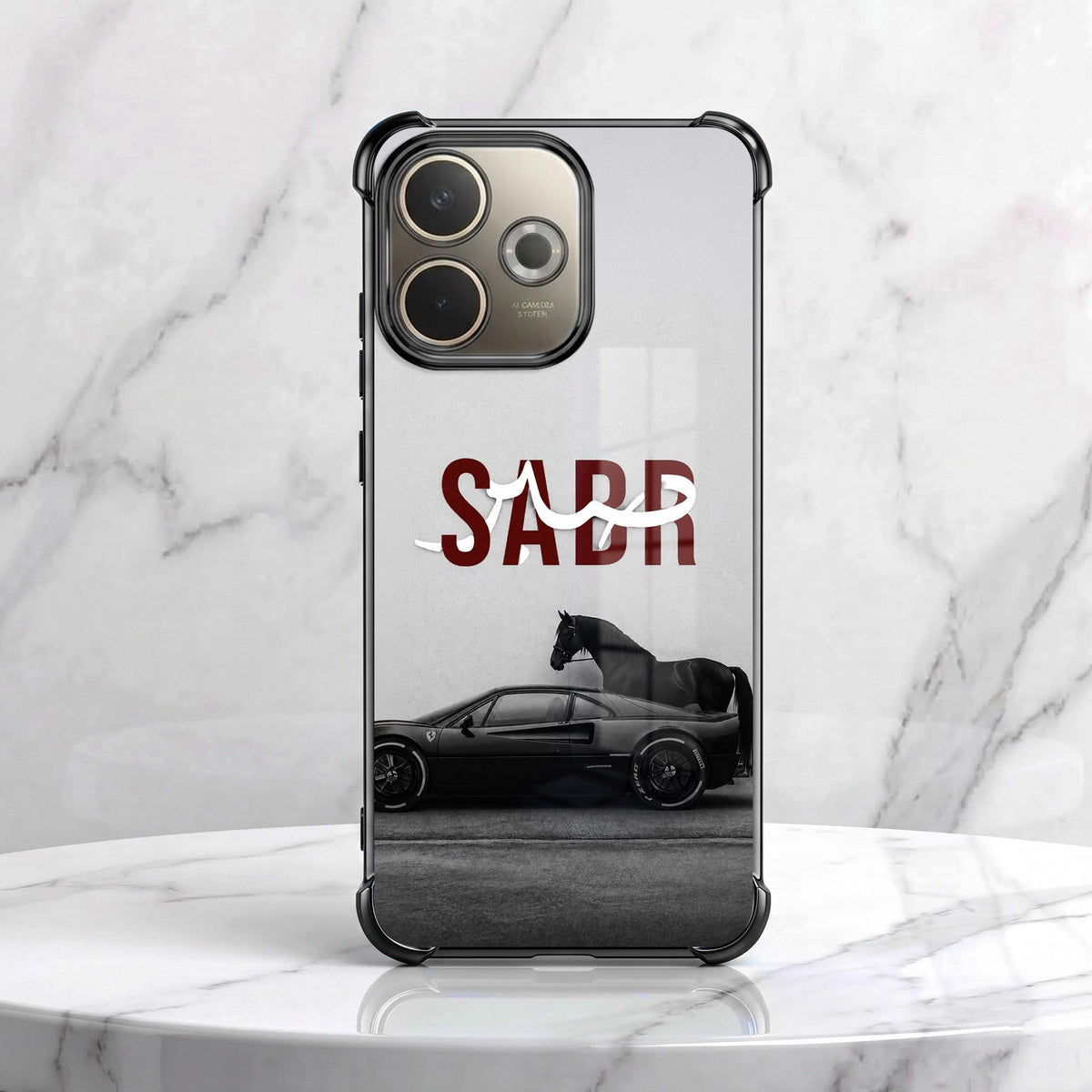 Oppo A5 Pro 5G SABR Black Airbags Printed Back Case
