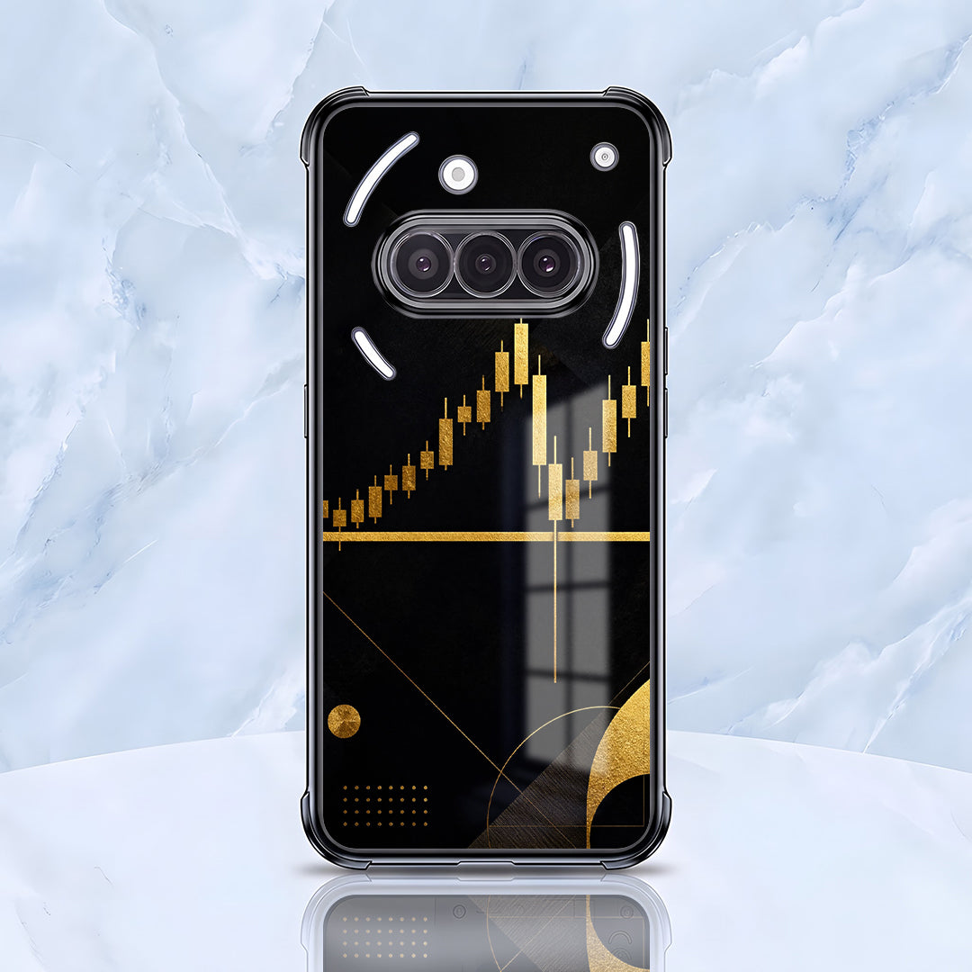 Nothing Phone 3a 5G Trading Candles Black Airbags Printed Back Case