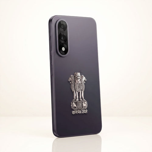 OnePlus Nord 5 5G Compatible Satyamev Jayate 3D Metal Emblem Sticker