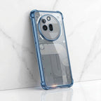 Nothing Phone 3a Pro 5G Anti-Yellow Electroplating Transparent Airbags Case