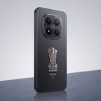 Redmi Note 15 Pro 5G Compatible Satyamev Jayate 3D Metal Emblem Sticker