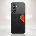 Samsung Galaxy A27 5G Carbon Fiber Heat Dissipation Leather Hybrid Phone Case