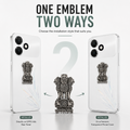 OPPO A6s 5G Compatible Satyamev Jayate 3D Metal Emblem Sticker